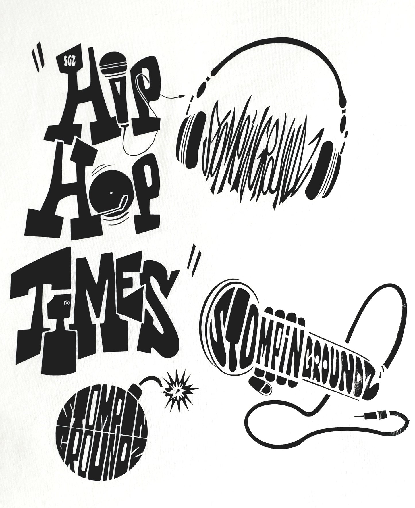 SGZ "Hip Hop Times" Soft Tee