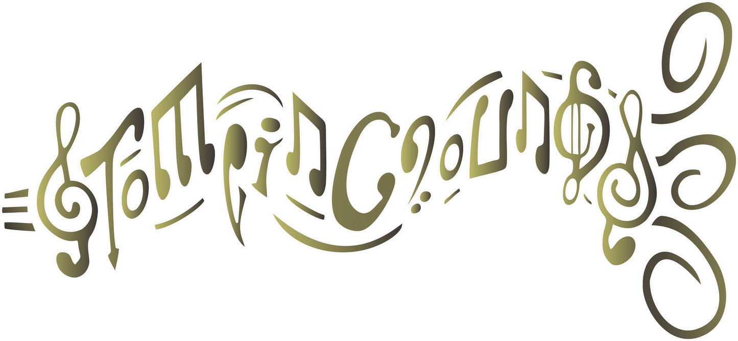 SGZ "Melodies" Canvas Stretched, 0.75"