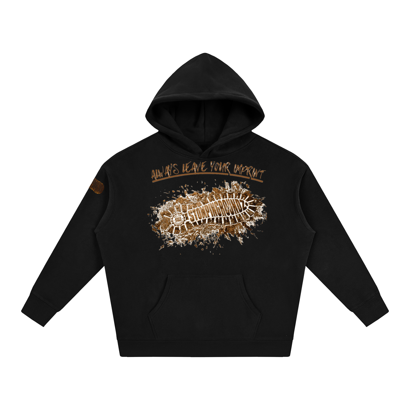 SGZ 'Leave Ya Mark' Oversize Fleeced Hoodie
