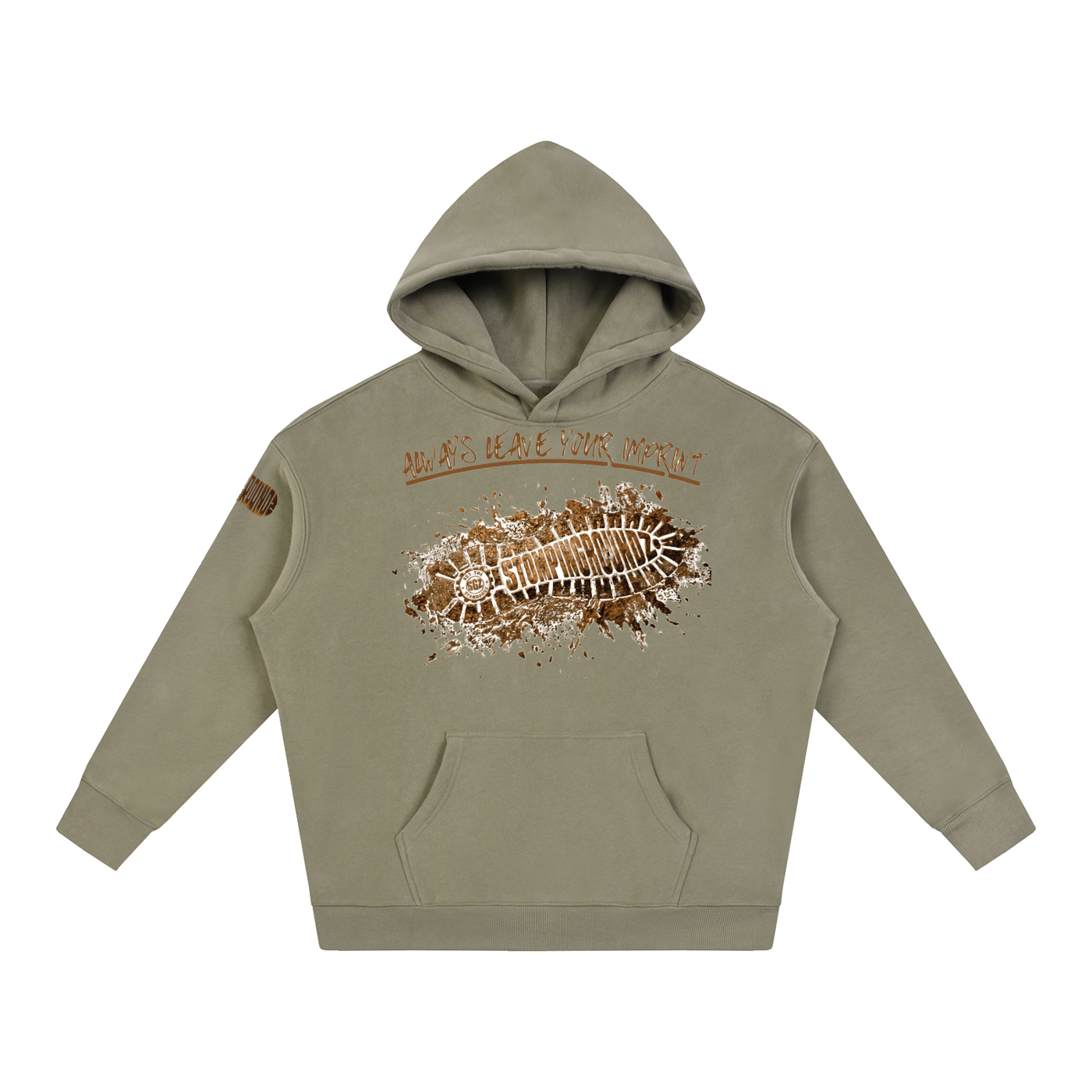 SGZ 'Leave Ya Mark' Oversize Fleeced Hoodie