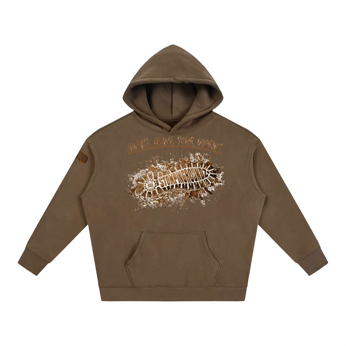 SGZ 'Leave Ya Mark' Oversize Fleeced Hoodie