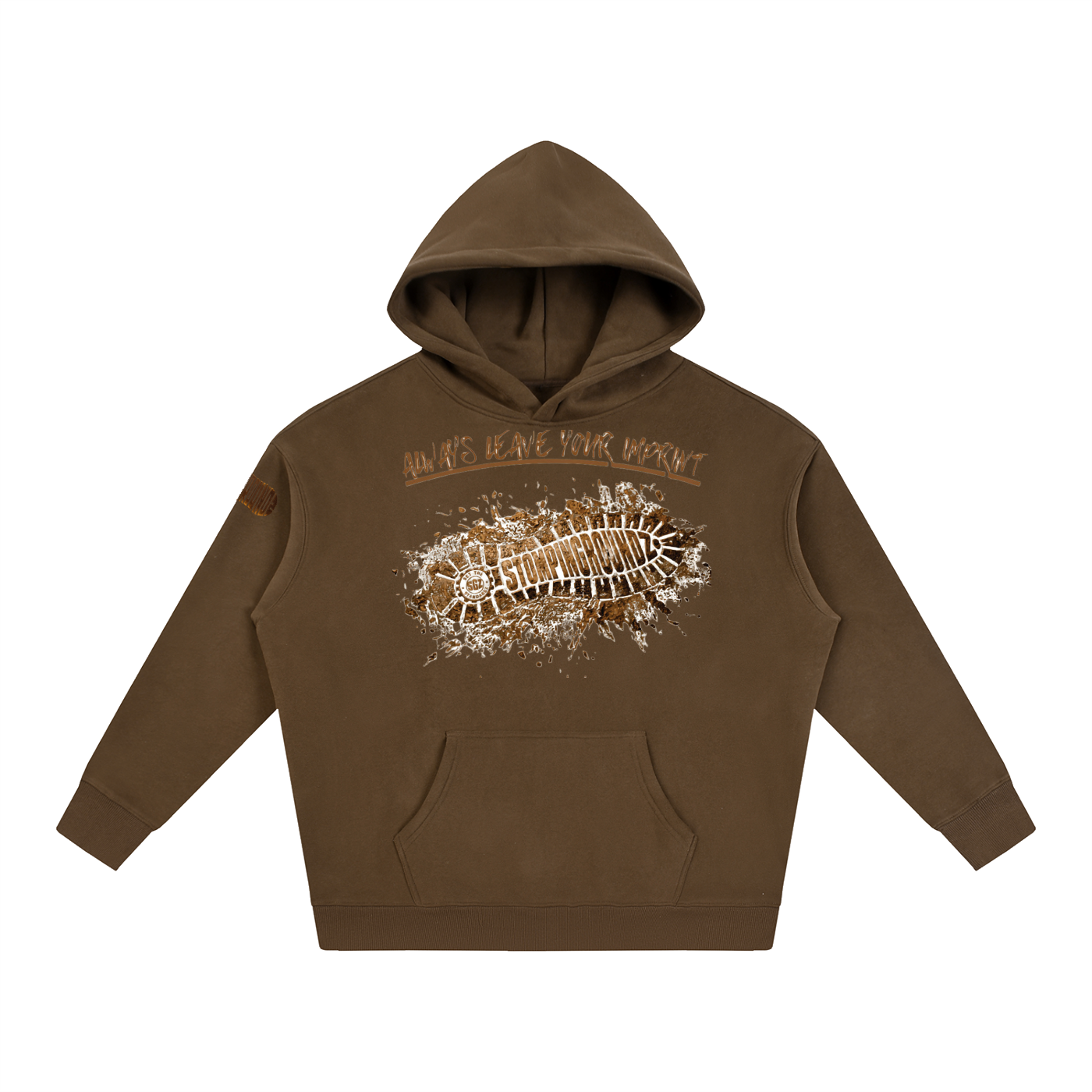 SGZ 'Leave Ya Mark' Oversize Fleeced Hoodie