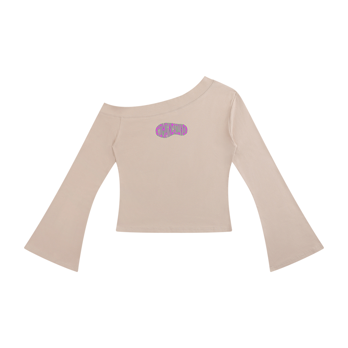 SGZ "Alien Gyrl" Off-Shoulder Bell Sleeve T-Shirt