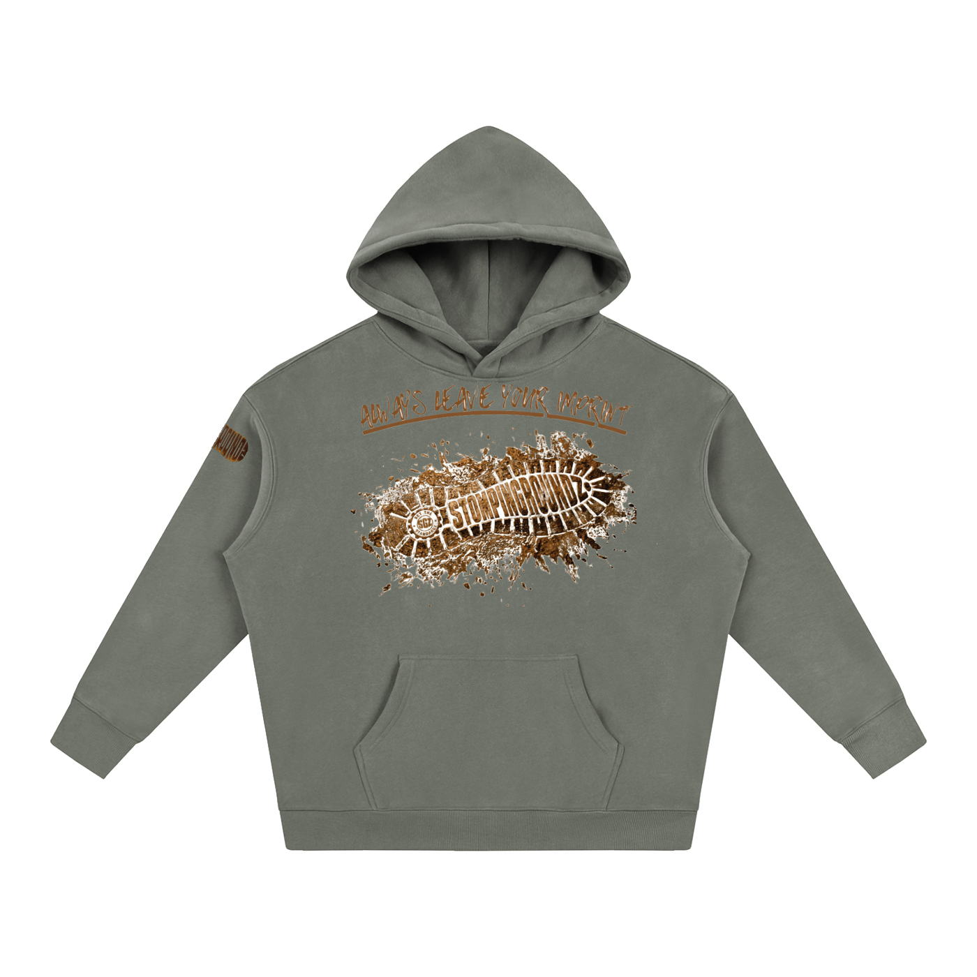 SGZ 'Leave Ya Mark' Oversize Fleeced Hoodie